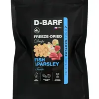 D-Barf Lyo Drops ryba pamlsek pro psy 20 g