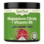 GreenFood Nutrition Magnesium Citrate + Vitamin B6 juicy raspberry 150 g
