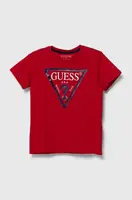 Dětské bavlněné tričko Guess