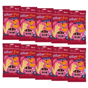 Akinu BITES & FUN Kachní prsíčka pamlsek pro psy 10 x 85 g