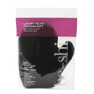 he-shi Luxury Velvet Tanning Mitt rukavice pro aplikaci samoopalovacích přípravků 1 ks