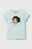 Dětské bavlněné tričko United Colors of Benetton