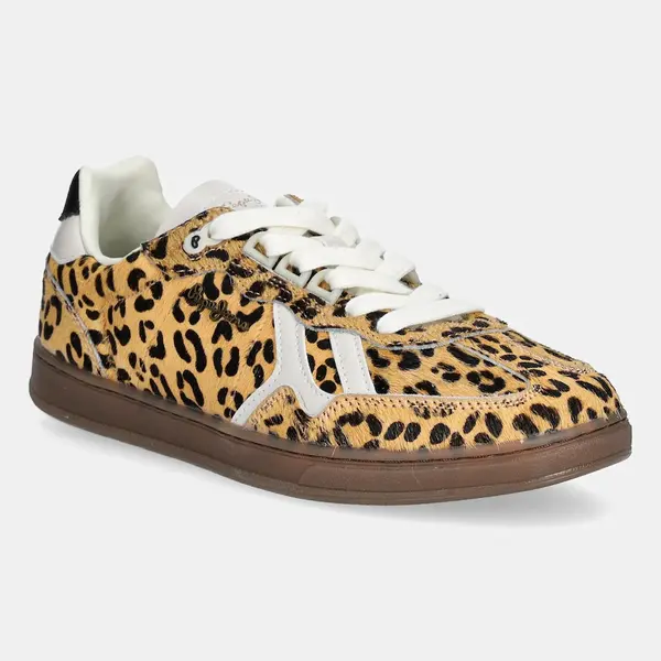 Sneakers boty Pepe Jeans BALL TOP W hnědá barva, PLS00035