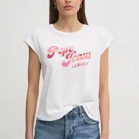 Bavlněné tričko Pepe Jeans ROSALIE bílá barva, PL506033