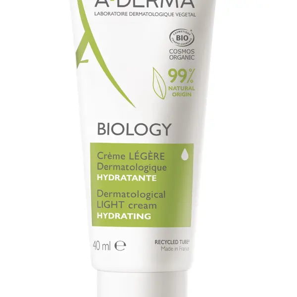 A-Derma BIOLOGY Dermatologický lehký krém hydratační 40 ml
