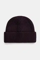 Čepice Abercrombie & Fitch fialová barva, KI112-4140
