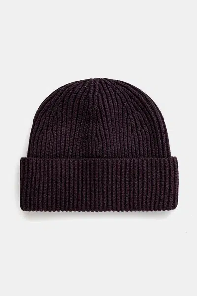 Čepice Abercrombie & Fitch fialová barva, KI112-4140