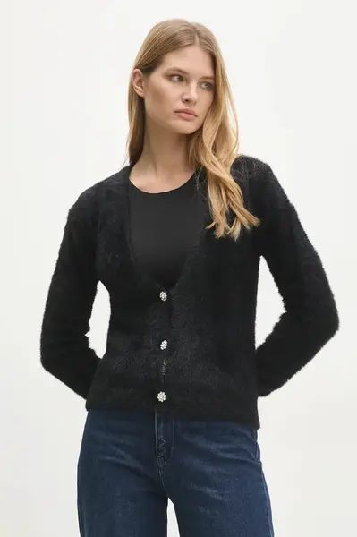 Kardigan Answear.LAB dámský, černá barva