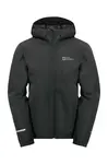 Dětská nepromokavá bunda Jack Wolfskin FLAZE černá barva