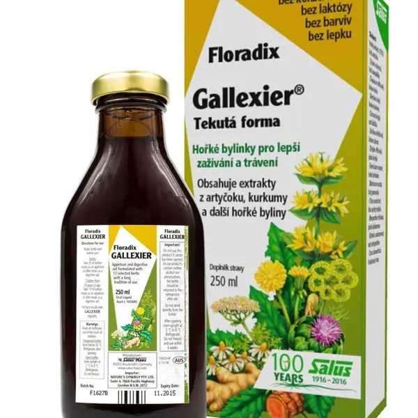 Salus Floradix Gallexier pro zažívání 250 ml