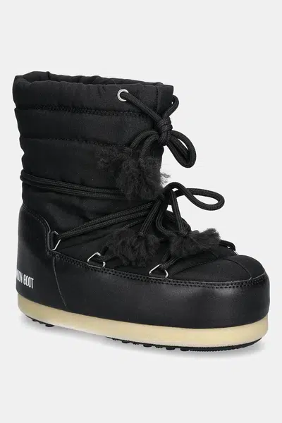 Sněhule Moon Boot MB EVX LIGHT NYLON černá barva, 80D1470010 N001