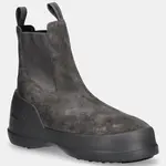 Semišové sněhule Moon Boot MB LUNA CHELSEA SUEDE šedá barva, 80D2480050 H005