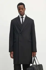 Kabát s příměsí vlny Versace Jeans Couture