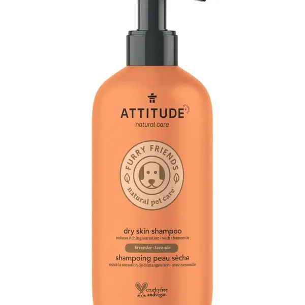 ATTITUDE Furry Friends Přírodní šampon pro zvířecí mazlíčky pro suchou srst 473 ml