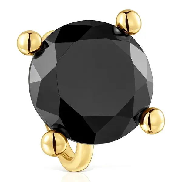 Pozlacený stříbrný prsten Tous 12 Color