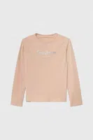 Dětská halenka Pepe Jeans Hana růžová barva, s potiskem