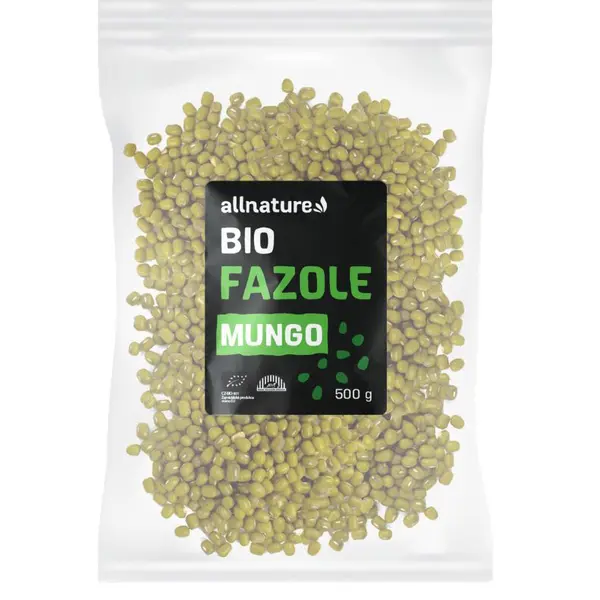 Allnature Fazole mungo BIO 500 g
