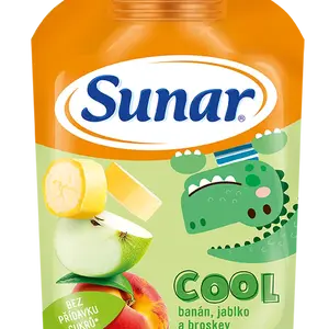 Sunar Cool ovoce Broskev, jablko, banán kapsička 120 g