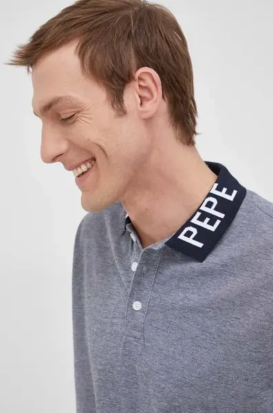 Bavlněné polo tričko Pepe Jeans Fabrice D