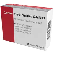 Carbo medicinalis SANO 20 kapslí
