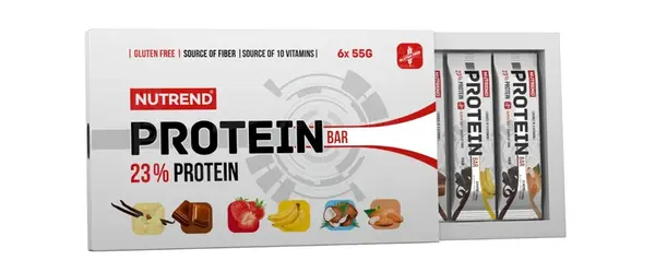 Nutrend Protein Bar Dárkové balení mix příchutí 6x55 g