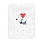 NELLYS Přebalovací podložka měkká, I LOVE red, 50x70cm