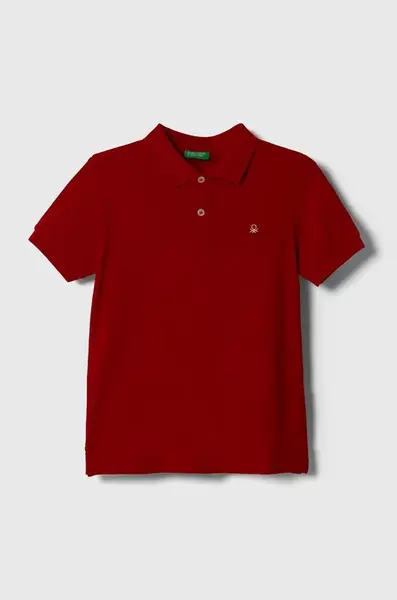 Dětská bavlněná polokošile United Colors of Benetton