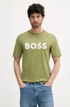 BOSS Bavlněné tričko BOSS