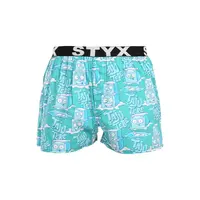 Styx Pánské trenky art sportovní guma ledové kostky (B1657) L