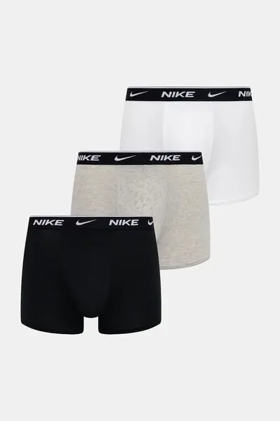 Boxerky Nike ( 3-pak) pánské, bílá barva