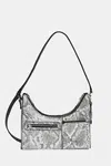 Kabelka Desigual DELTA VEGA OLIVE černá barva, 25WAXPB7