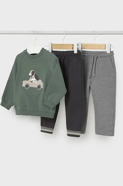 Tepláková souprava Mayoral zelená barva, 2841