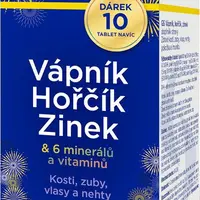 GS Vápník, hořčík, zinek 140 tablety