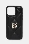 Obal na telefon Dkny iPhone 16 Pro Max 6.9" černá barva, DKHCP16XPQDSLK