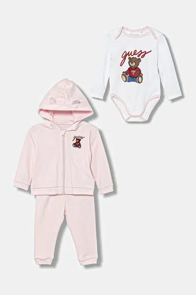 Kojenecká sada Guess růžová barva, H5YW12 KA6W4