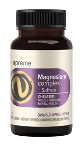NUPREME Magnesium + šafrán chelát 60 kapslí