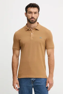 Bavlněné polo tričko Lacoste bílá barva, PH4012