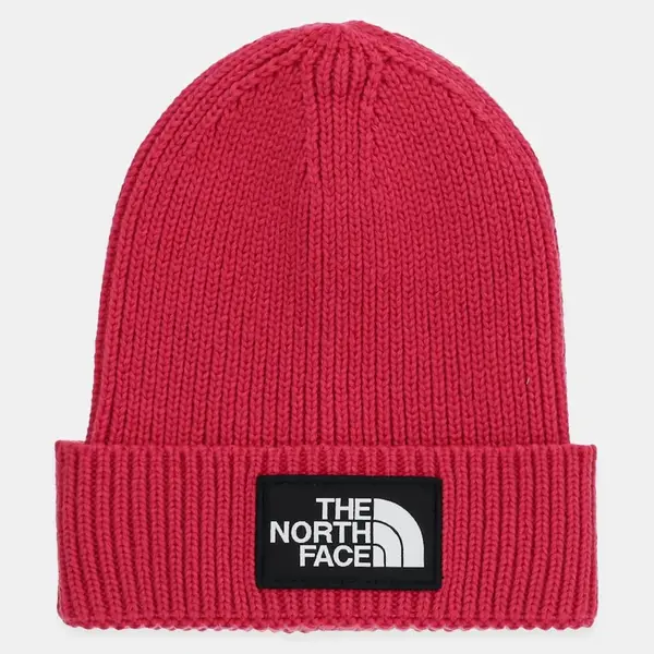 Dětská čepice The North Face KIDS TNF LOGO BOX CUFFED BEANIE růžová barva, NF0A8CGUBOS1
