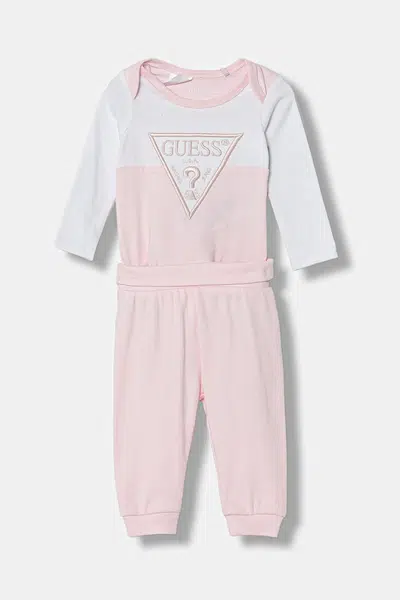 Kojenecká sada Guess růžová barva, H5YW08 J1314