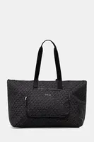 Oboustranná kabelka MICHAEL Michael Kors TANNER černá barva, 30T5STNT3C