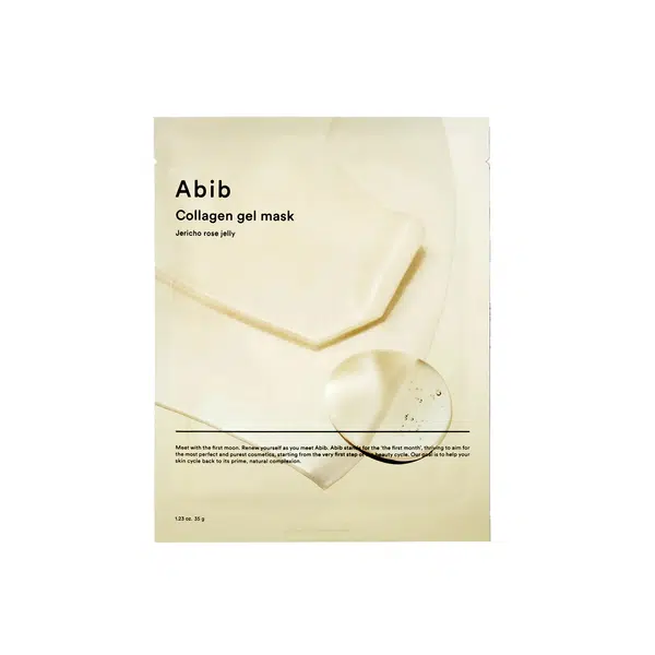 Abib Zpevňující plátýnková maska s kolagenem a ceramidy Jericho Rose Jelly (Collagen Gel Mask) 4 ks