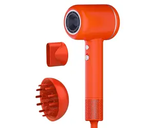 Profesionální ionizační fén na vlasy Freylish Pro - 1600 W, oranžový + dárek zdarma