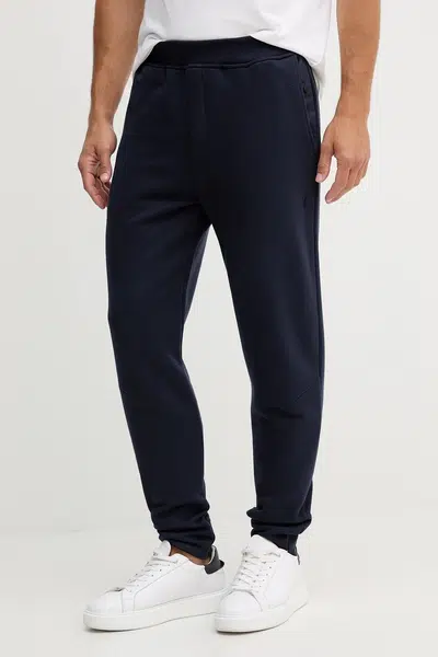 Bavlněné tepláky Trussardi pánské, tmavomodrá barva, P8018000062N