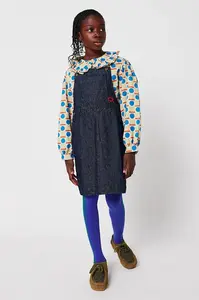 Bobo Choses Dětské bavlněné šaty Bobo Choses Tic Tac Toe