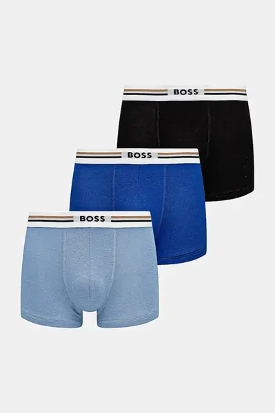 Boxerky BOSS 3-pack pánské, více barev, 50492200