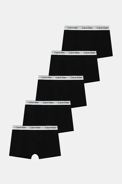 Dětské boxerky Calvin Klein Underwear 5-pack černá barva, B70B700511