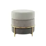 TABURET, kov, textil, kompozitní dřevo, 48,5/46/48,5 cm