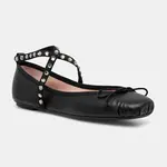 Kožené baleríny Pretty Ballerinas Kristen černá barva, 52649_001