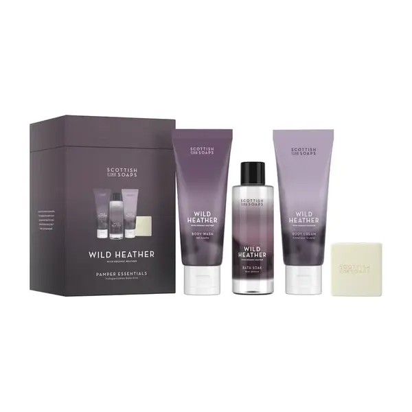 Scottish Fine Soaps Wild Heather Sada péče o tělo 4 ks
