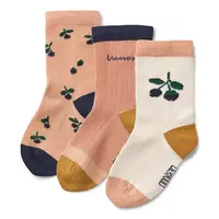 Dětské ponožky Liewood Silas Socks 3-pack oranžová barva, LW20014